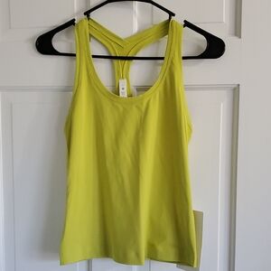 NWT Lululemon Cool Racerbank Women's Sz 8 YellowSR